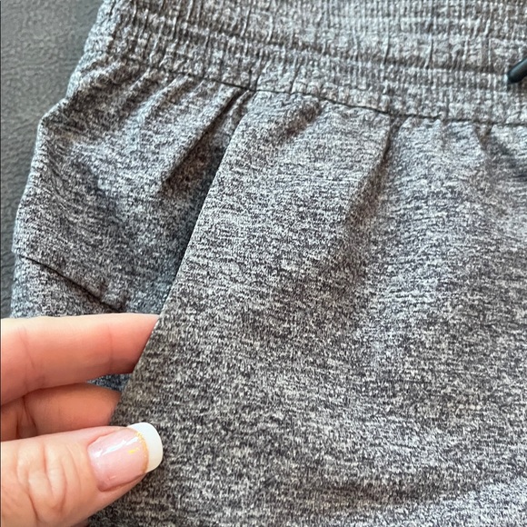 Gray Lululemon Gray Athletic Shorts with Drawstring - Sz 8 - Picture 2 of 4